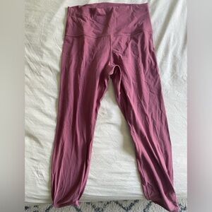 Lululemon Women’s Align High-Rise pant 25”. Color is So Merlot. Never worn.